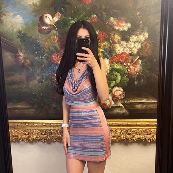 NWT $425 Ramy Brook skirt multi - Picture 9 of 9